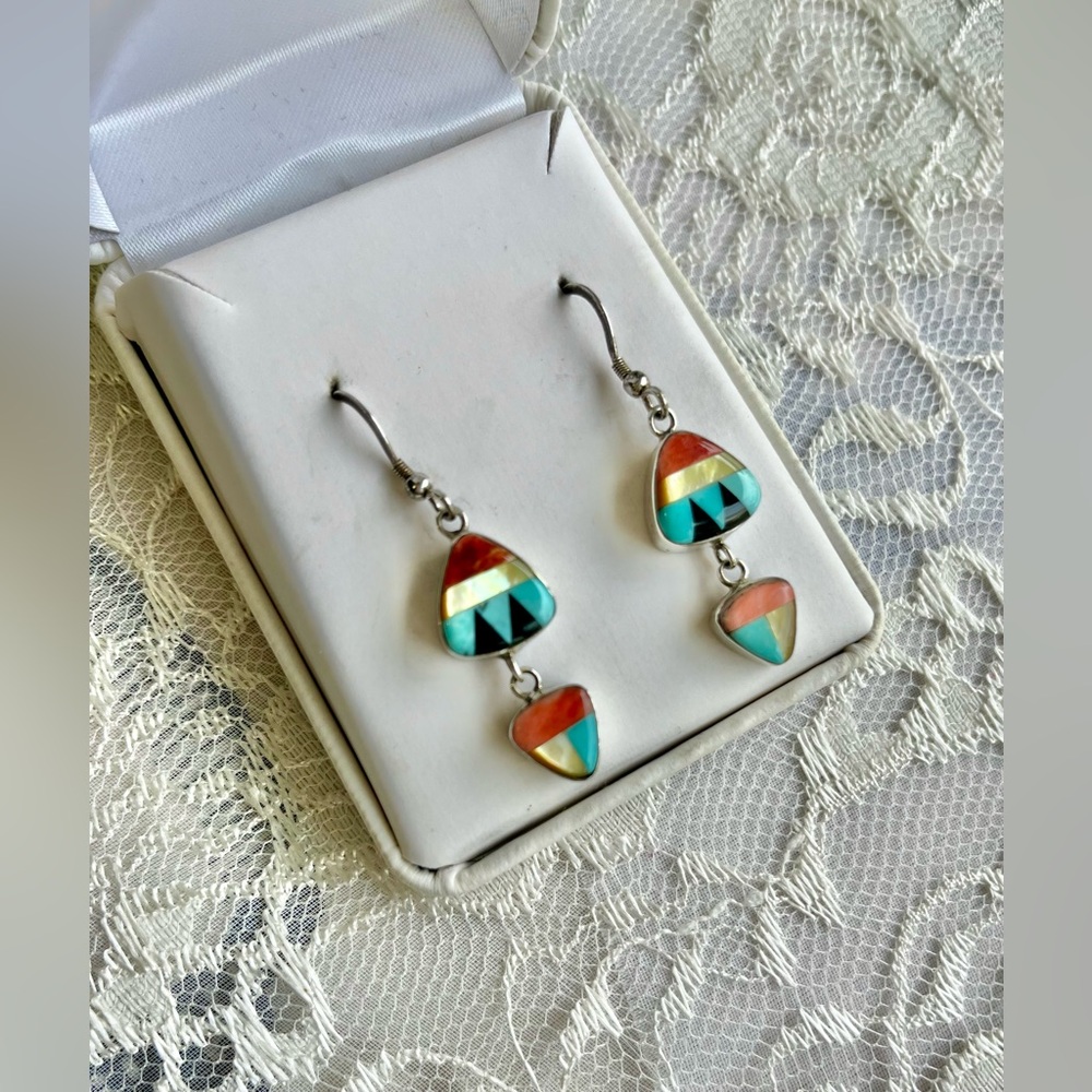 Handmade Sterling Silver Drop Earrings